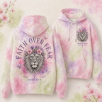 Faith Over Fear Lion Hoodie