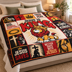 Jesus Is King Lion Of Judah Quilt