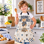 Doing My Best Kids Apron