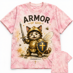 Armor of God Fairy Knight Cat T-Shirt