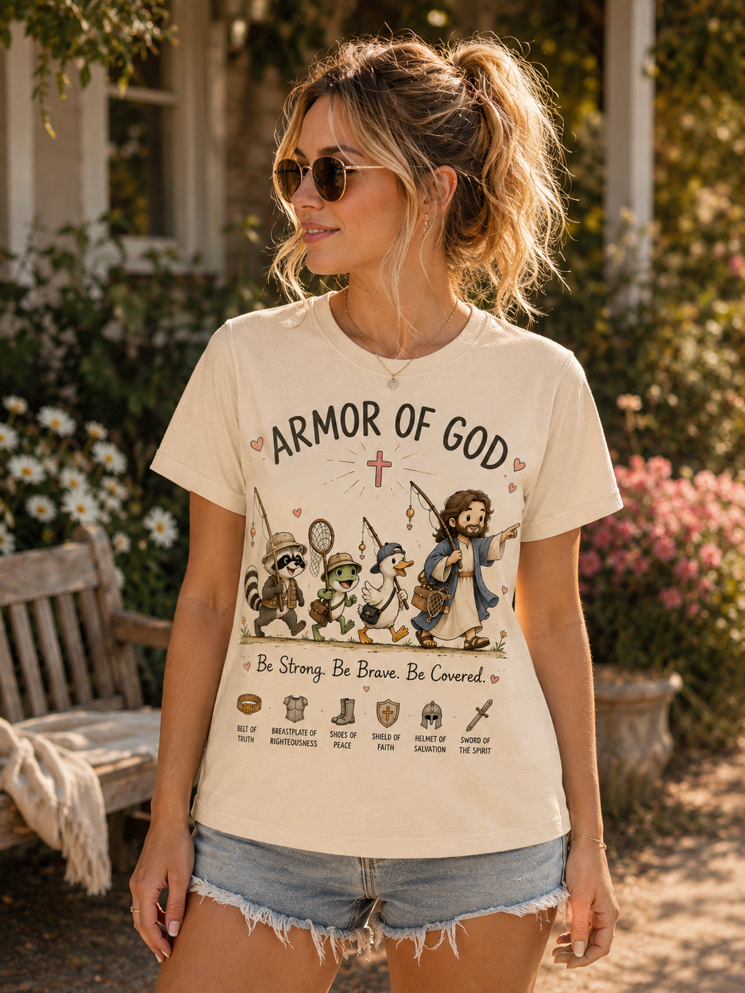 Be Strong Be Brave Be Covered T-Shirt