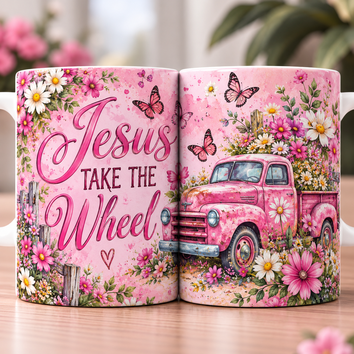 Jesus Take The Wheel Coffee Mug
