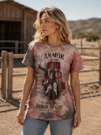 Vintage Templar Knight Christian Ephesians 6:10-18 T-Shirt