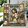 The Lord Is My Shepherd Anime Jesus Good Shepherd Quilt
