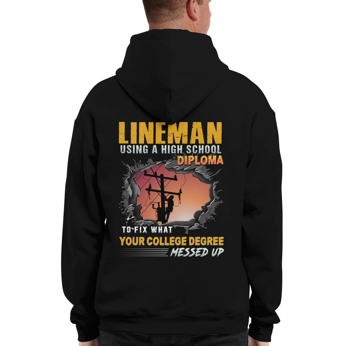 Awesome Lineman-Hoodie - grunx260804-0341