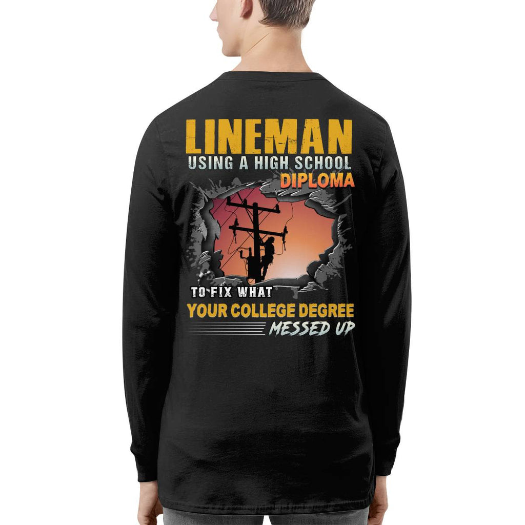 Awesome Lineman-Hoodie - grunx260804-0341
