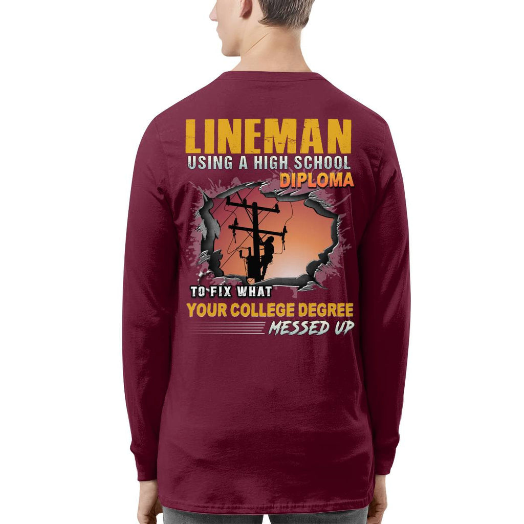 Awesome Lineman-Hoodie - grunx260804-0341