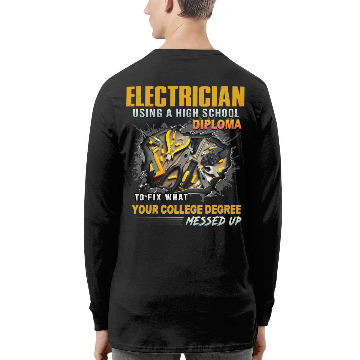 Awesome Electrician-Hoodie - grunx260804-0042
