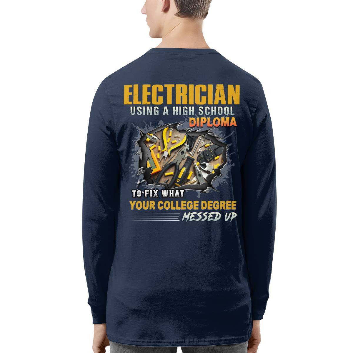Awesome Electrician-Hoodie - grunx260804-0042