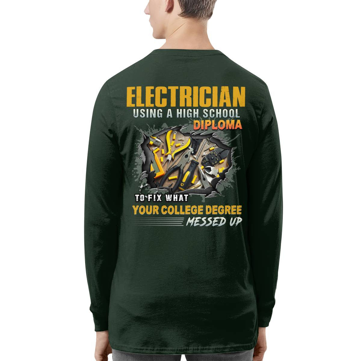 Awesome Electrician-Hoodie - grunx260804-0042
