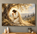 Golden Tree Quiet Moment Canvas
