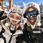 Just Chillin' With Jesus Funny Face Ski Mask