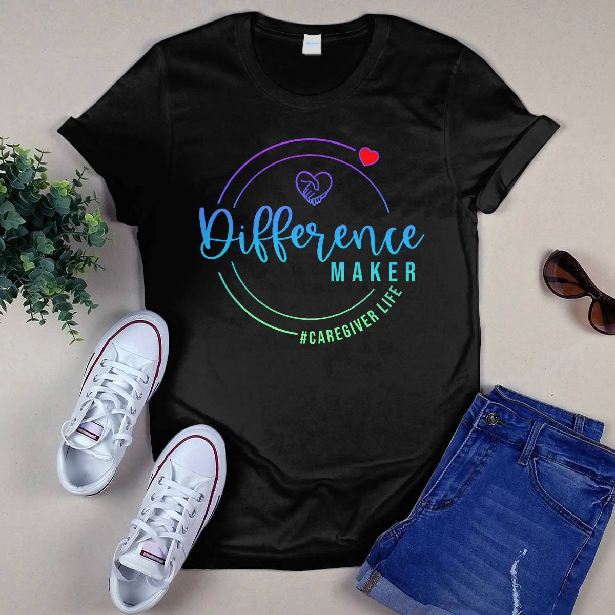 Awesome Caregiver-T-shirt-#F010824DIFREC2FCAREZ4