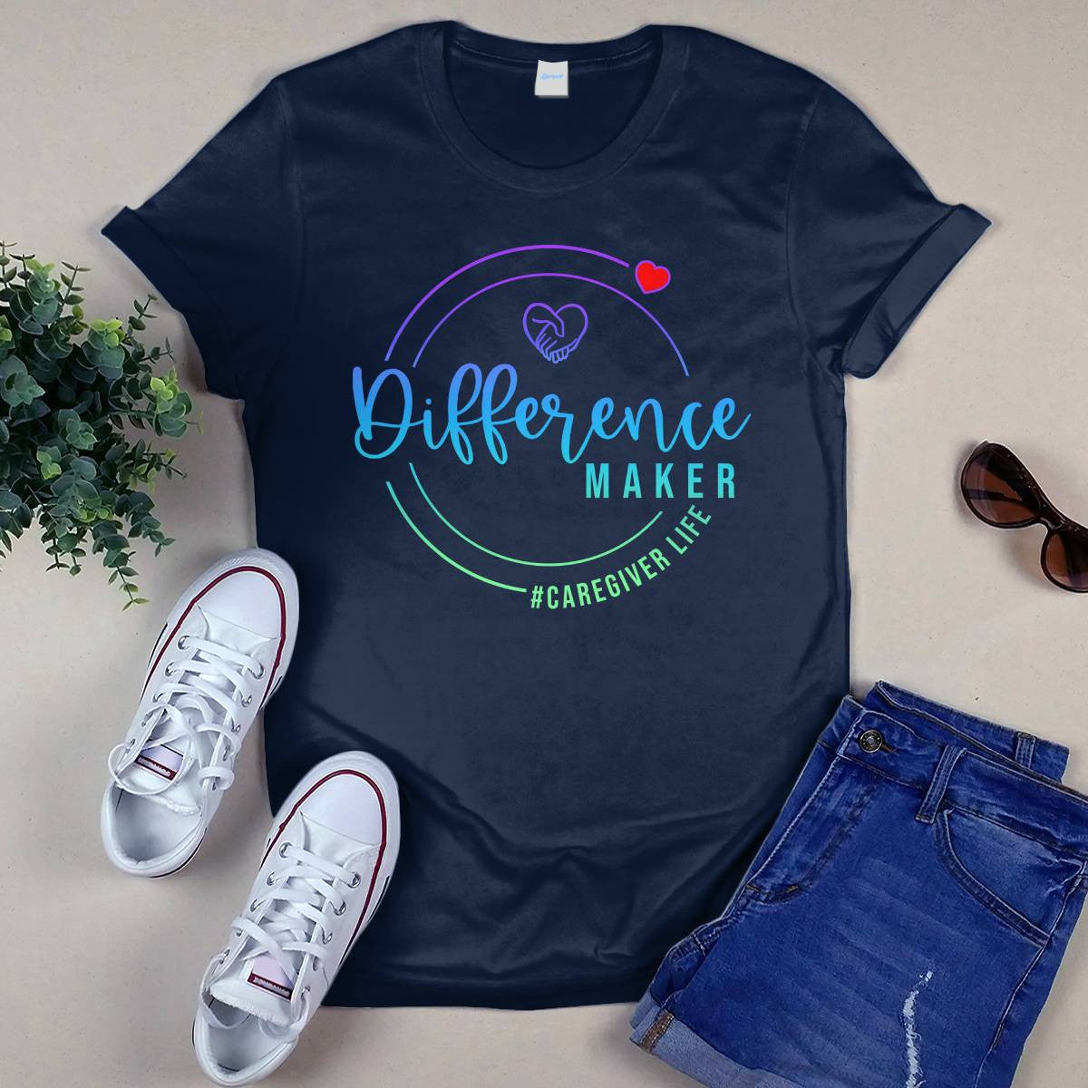 Awesome Caregiver-T-shirt-#F010824DIFREC2FCAREZ4