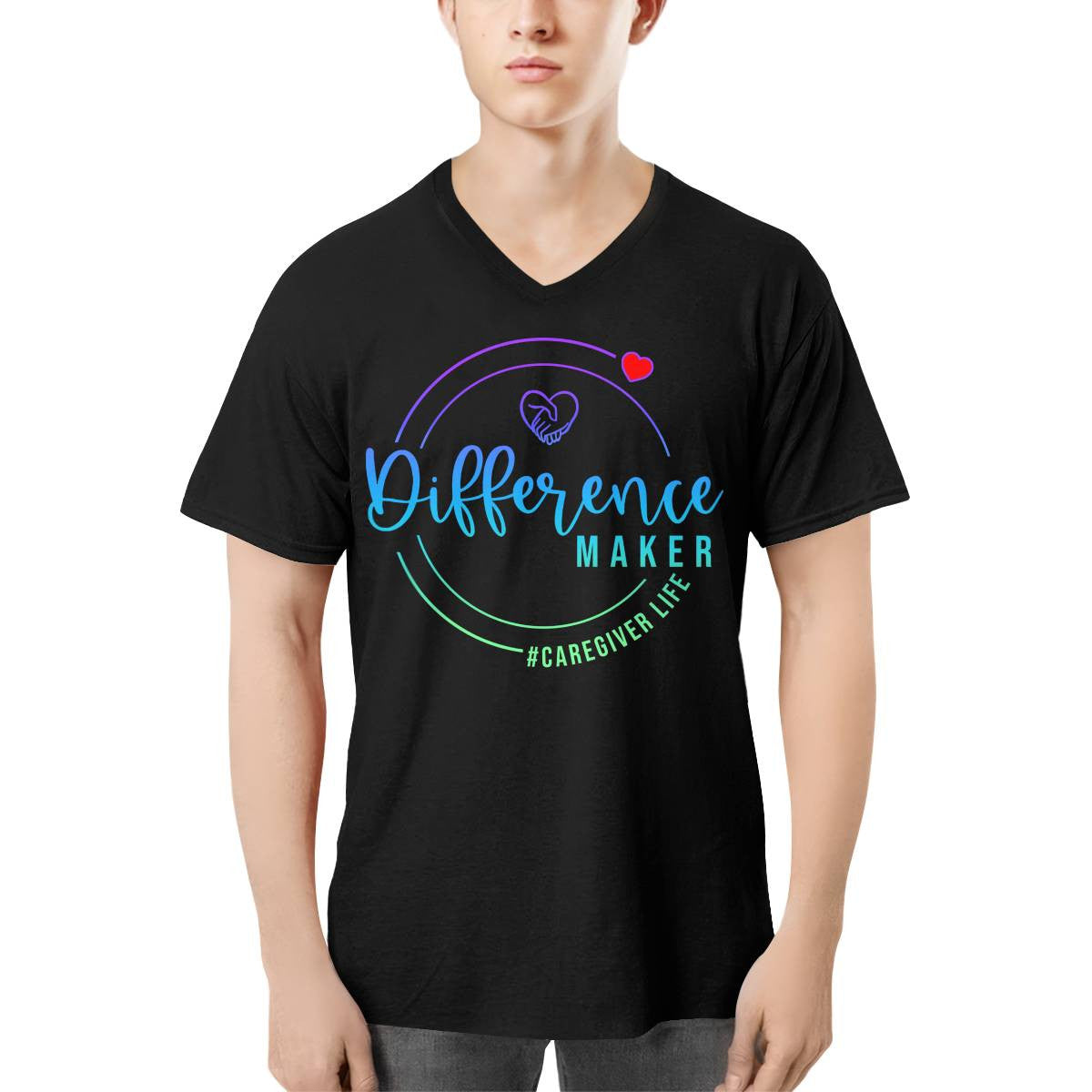 Awesome Caregiver-T-shirt-#F010824DIFREC2FCAREZ4
