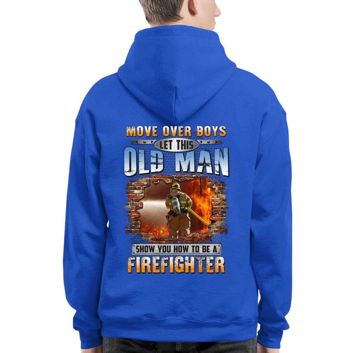 Awesome Firefighter-T-shirt - grunx260804-0151