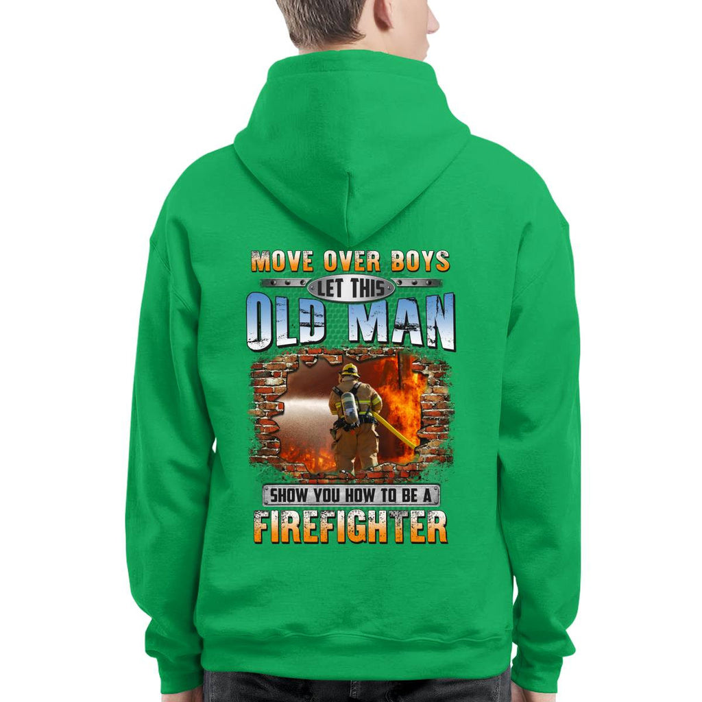 Awesome Firefighter-T-shirt - grunx260804-0151