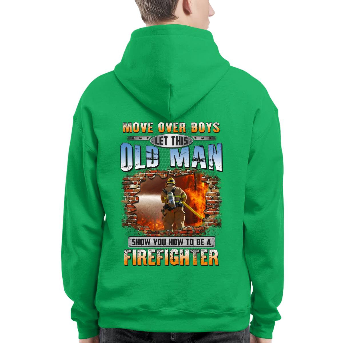 Awesome Firefighter-T-shirt - grunx260804-0151