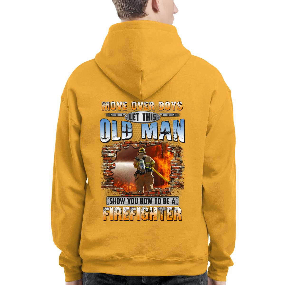 Awesome Firefighter-T-shirt - grunx260804-0151