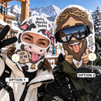 Stay Silly Stay Blessed Funny Face Ski Mask