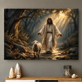 Sunlit Forest Lamb Canvas