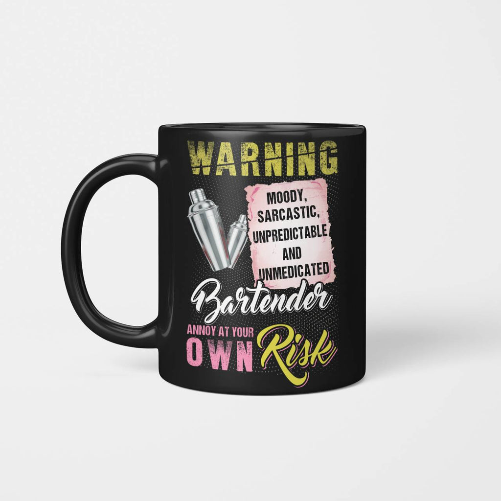 Awesome Bartender annoy at your own risk-T-shirt - grunx260804-0238