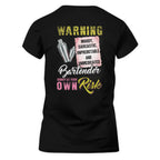 Awesome Bartender annoy at your own risk-T-shirt - grunx260804-0238