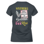 Awesome Bartender annoy at your own risk-T-shirt - grunx260804-0238
