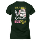 Awesome Bartender annoy at your own risk-T-shirt - grunx260804-0238