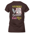 Awesome Bartender annoy at your own risk-T-shirt - grunx260804-0238