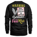 Awesome Bartender annoy at your own risk-T-shirt - grunx260804-0238