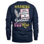 Awesome Bartender annoy at your own risk-T-shirt - grunx260804-0238