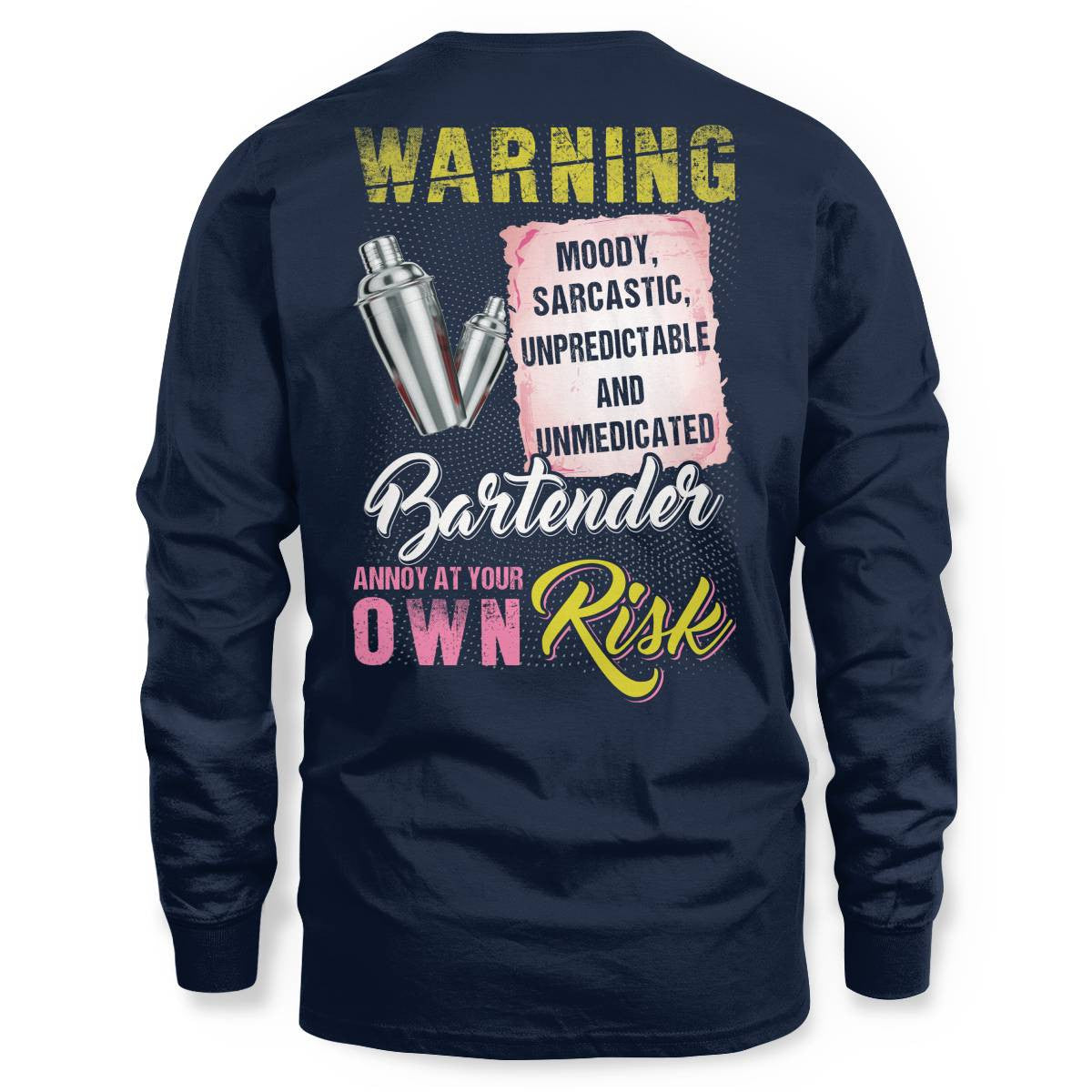 Awesome Bartender annoy at your own risk-T-shirt - grunx260804-0238