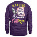 Awesome Bartender annoy at your own risk-T-shirt - grunx260804-0238