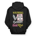 Awesome Bartender annoy at your own risk-T-shirt - grunx260804-0238