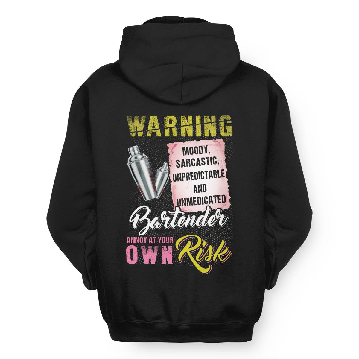 Awesome Bartender annoy at your own risk-T-shirt - grunx260804-0238