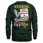 Awesome Bartender annoy at your own risk-T-shirt - grunx260804-0238