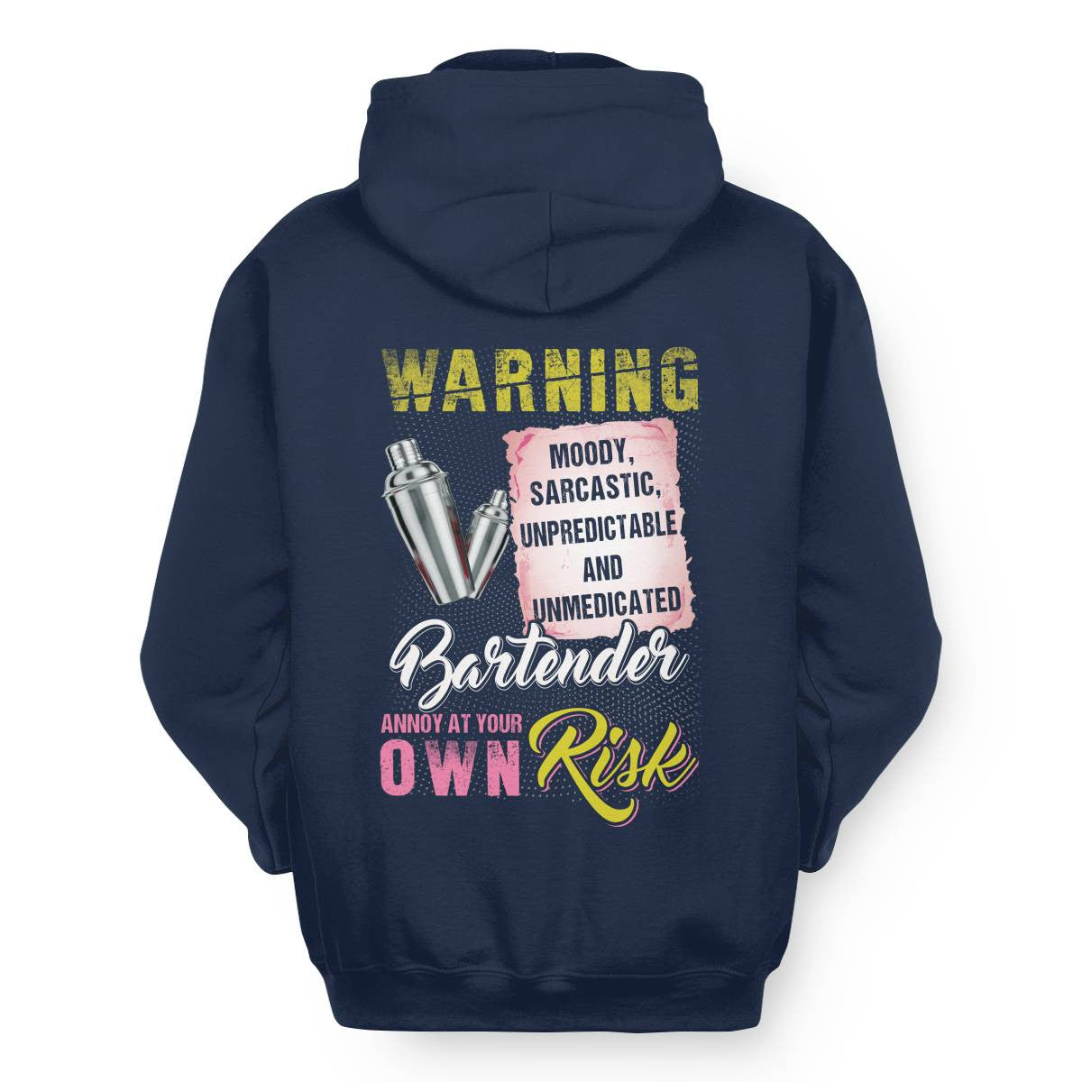 Awesome Bartender annoy at your own risk-T-shirt - grunx260804-0238