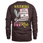 Awesome Bartender annoy at your own risk-T-shirt - grunx260804-0238