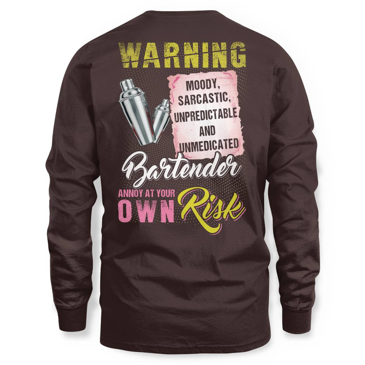 Awesome Bartender annoy at your own risk-T-shirt - grunx260804-0238