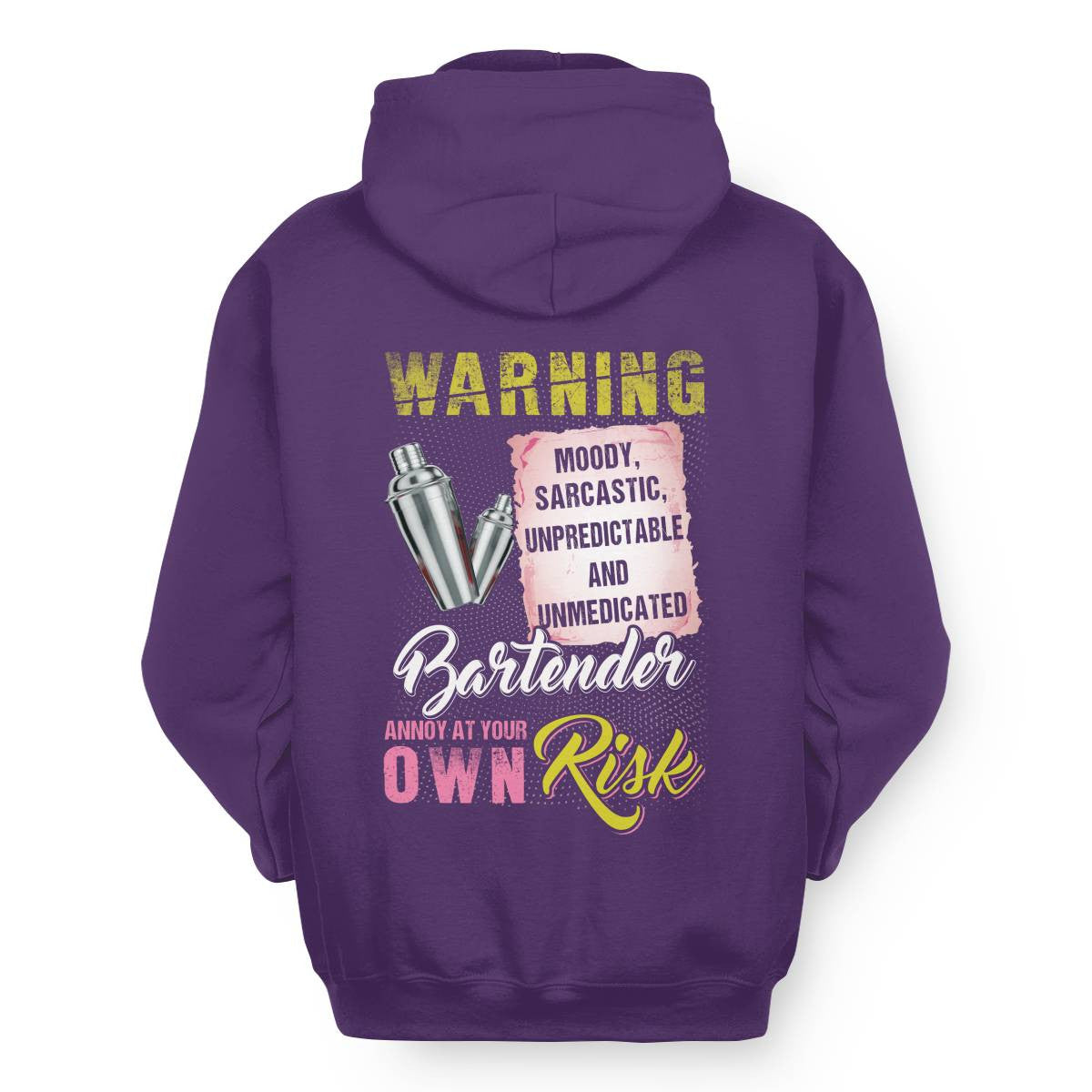 Awesome Bartender annoy at your own risk-T-shirt - grunx260804-0238