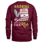 Awesome Bartender annoy at your own risk-T-shirt - grunx260804-0238