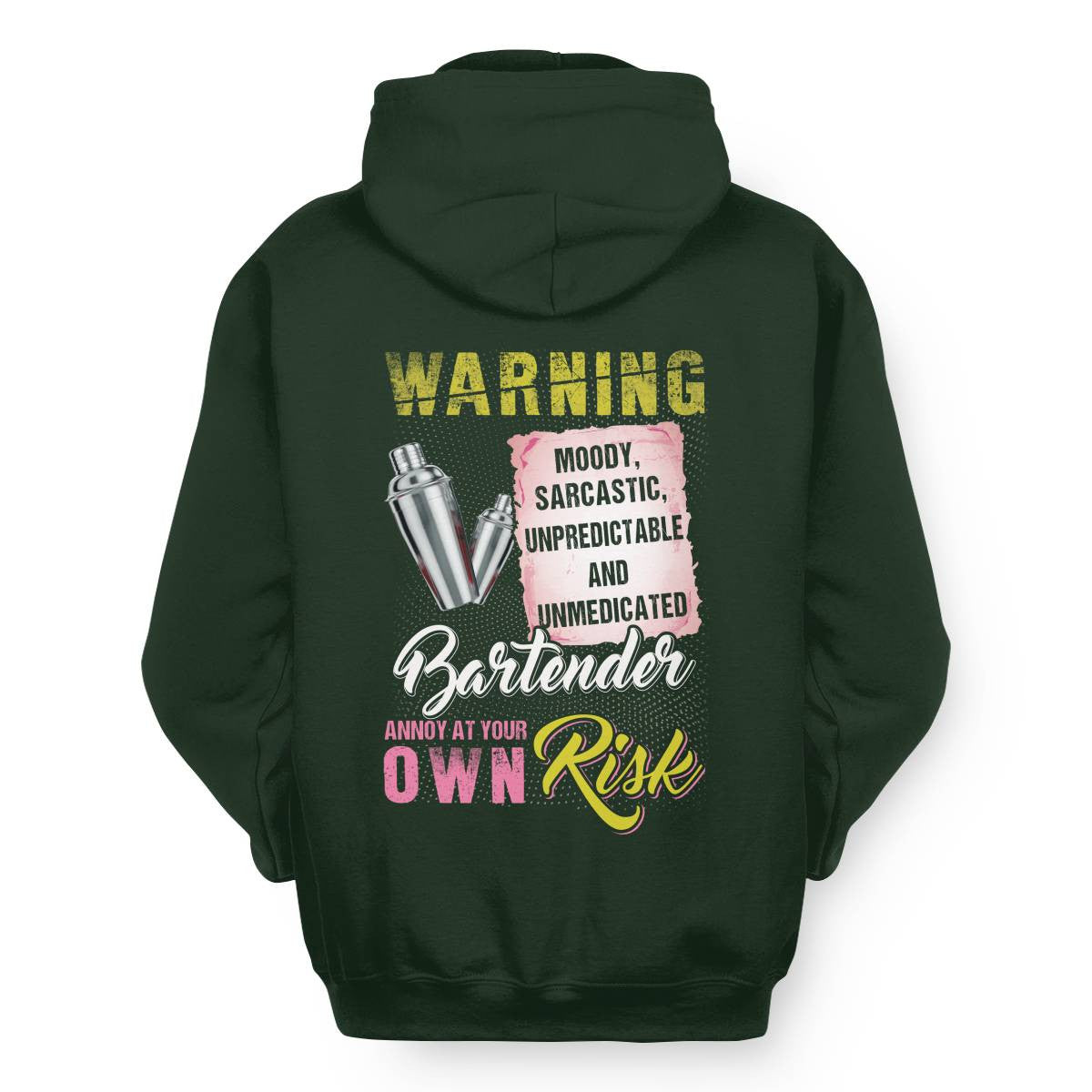 Awesome Bartender annoy at your own risk-T-shirt - grunx260804-0238