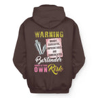 Awesome Bartender annoy at your own risk-T-shirt - grunx260804-0238