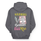 Awesome Bartender annoy at your own risk-T-shirt - grunx260804-0238