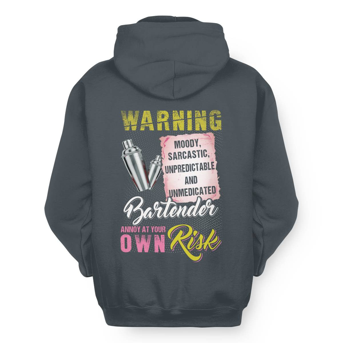 Awesome Bartender annoy at your own risk-T-shirt - grunx260804-0238