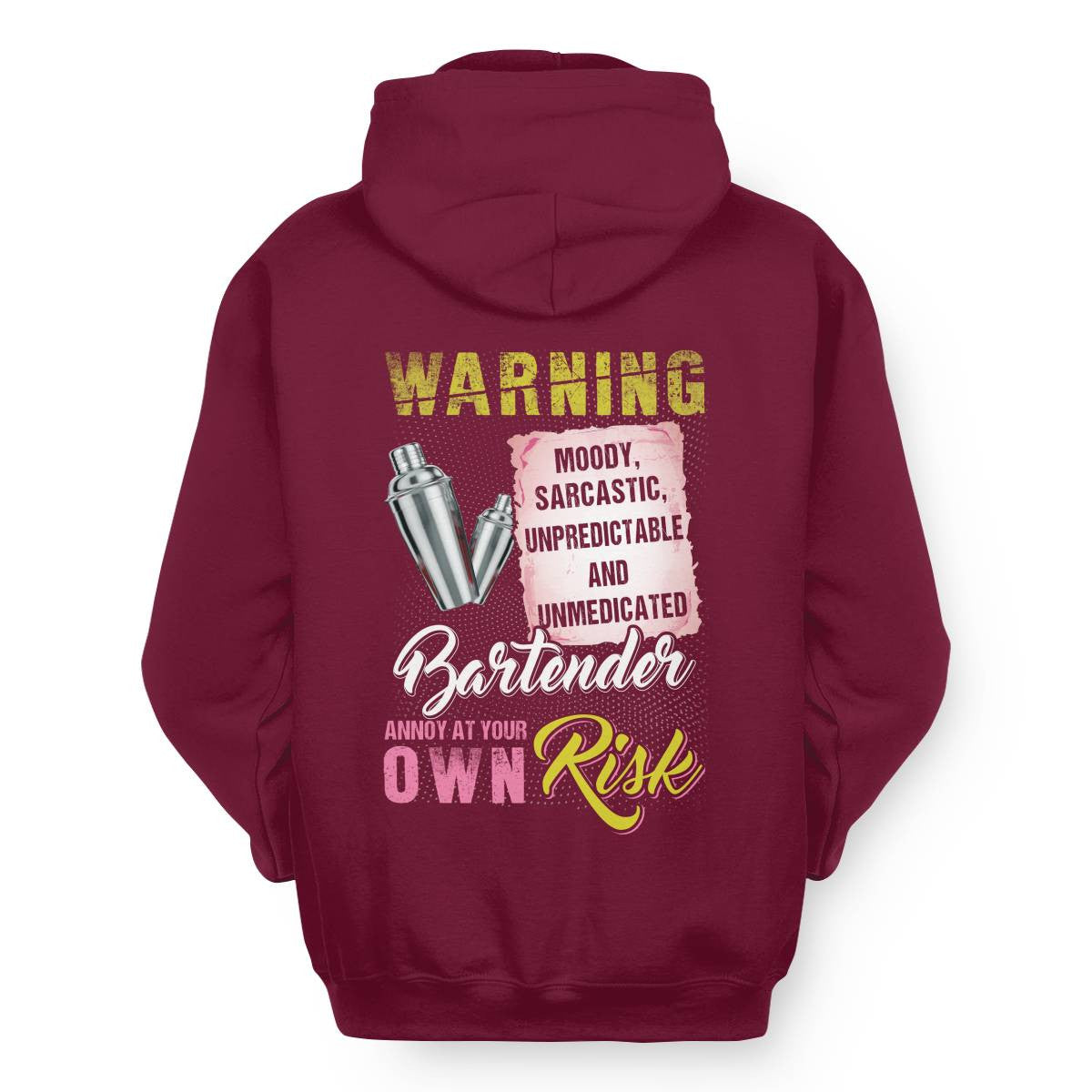 Awesome Bartender annoy at your own risk-T-shirt - grunx260804-0238