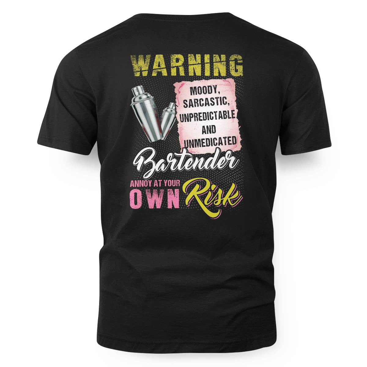 Awesome Bartender annoy at your own risk-T-shirt - grunx260804-0238