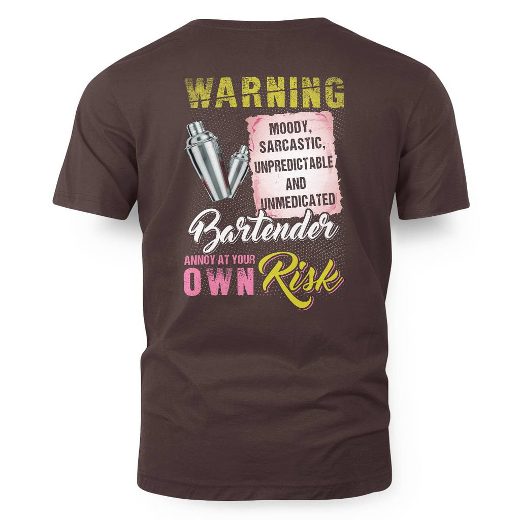 Awesome Bartender annoy at your own risk-T-shirt - grunx260804-0238