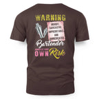 Awesome Bartender annoy at your own risk-T-shirt - grunx260804-0238
